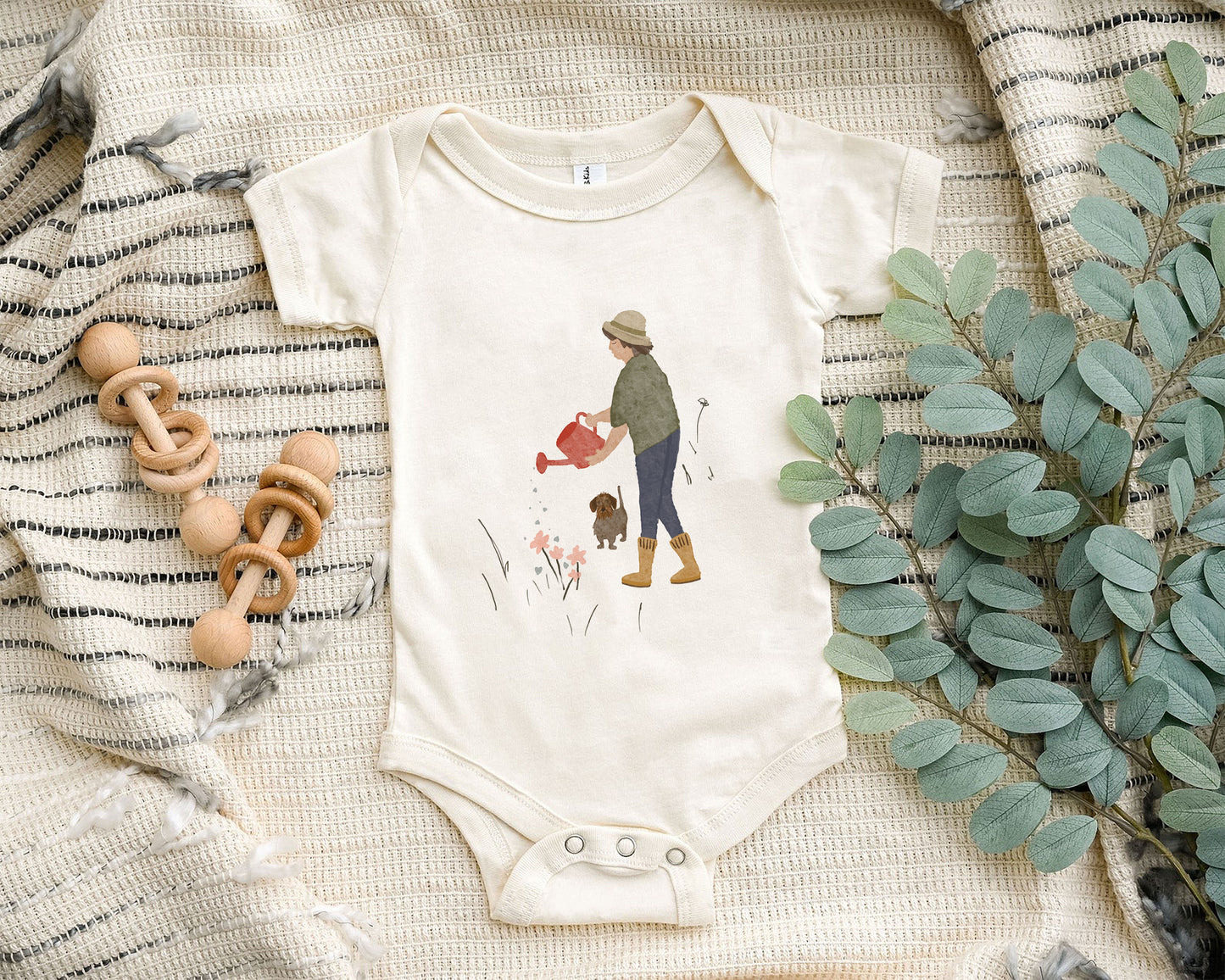 Baby Onesie "The gardener"