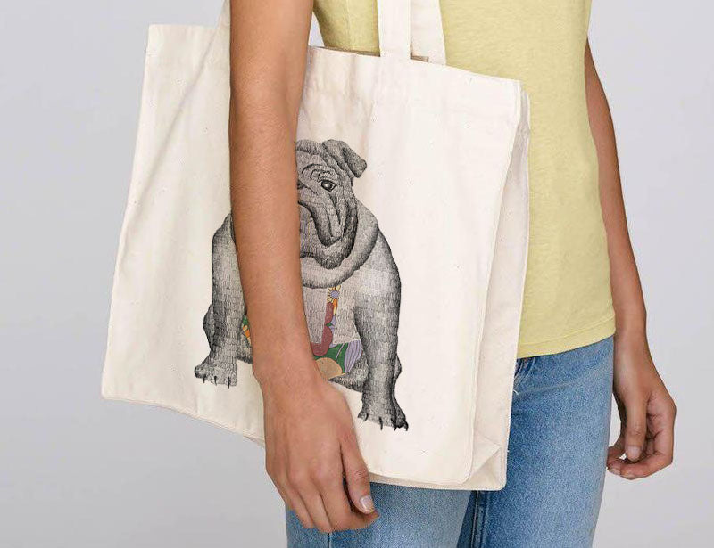"hello my name is Georges" Tote bag