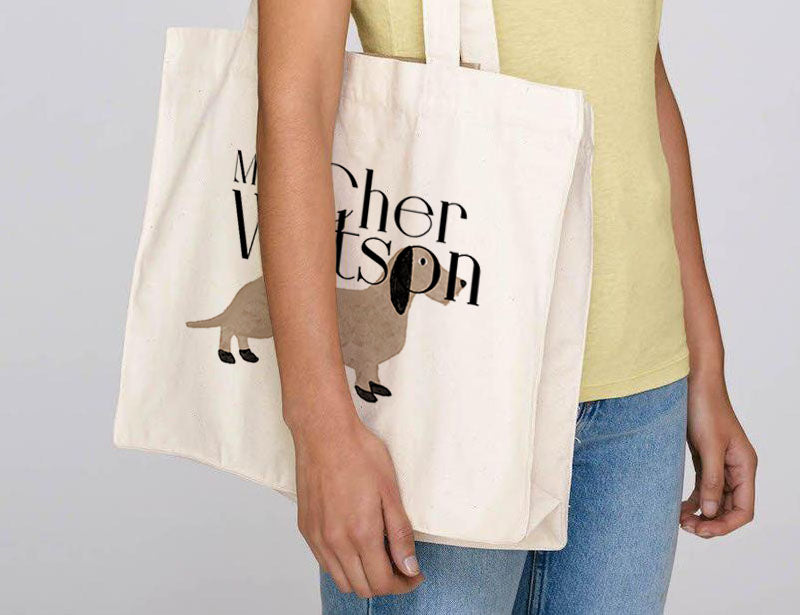 "Mon cher Watson" Tote bag