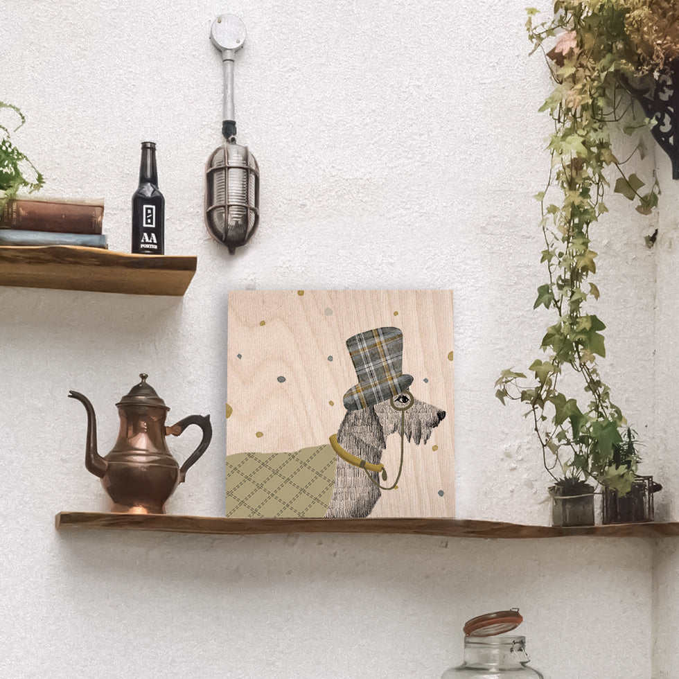 "Elémentaire, mon cher Watson !" Woodprint