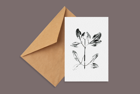 Carte de souhaits "Fleur sauvage n°2"