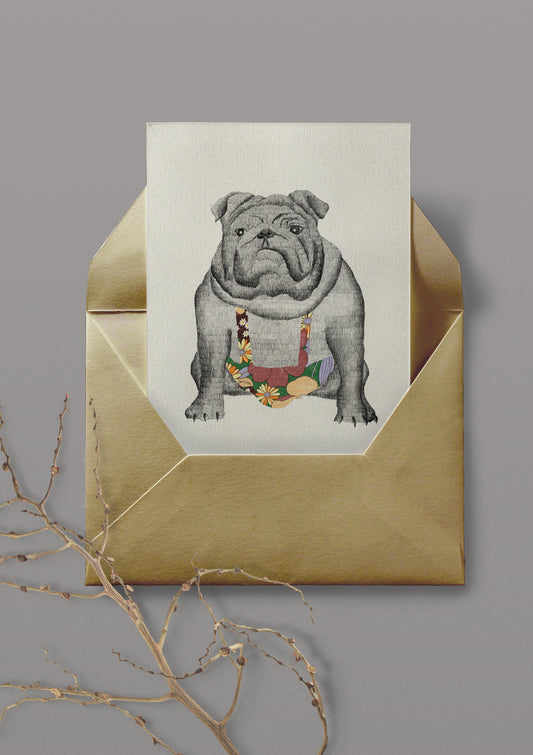 Carte de souhaits "Hello, my name is George"