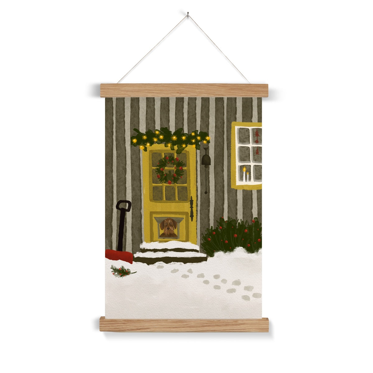 "After the snow storm" Art print with frame