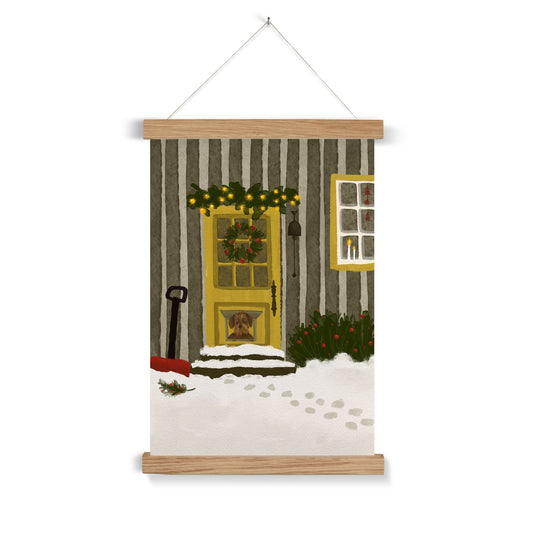 "After the snow storm" Art print with frame