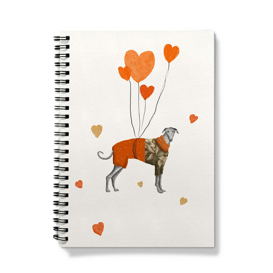 Notebook "The greyhound with the balloons"