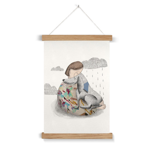 "In your eyes" Art print with frame