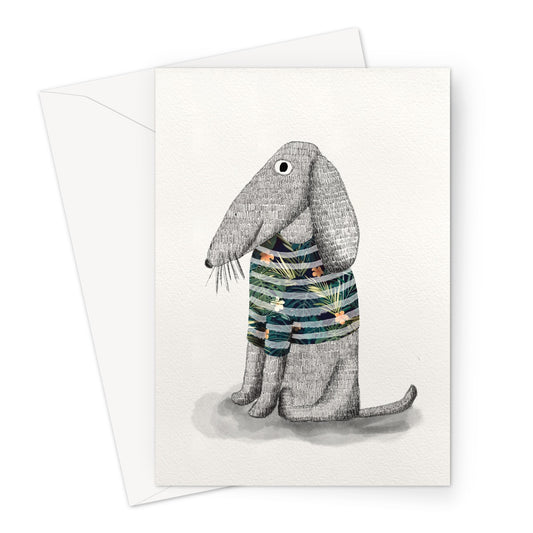 Greeting card "Holiday to the Marquises Islands"