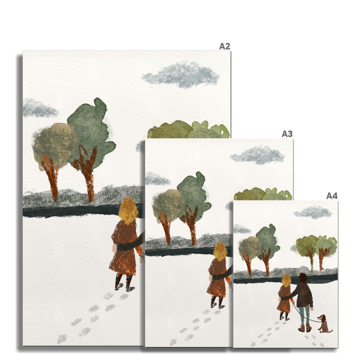 "Waiting for spring" Art print
