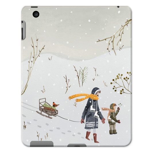Let's go ice skating" Ipad case