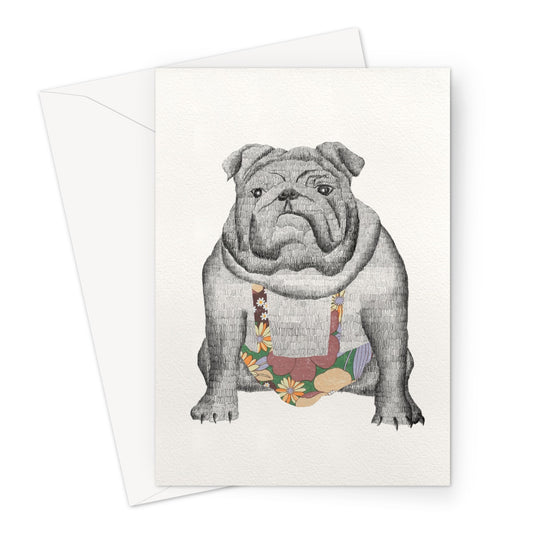Greeting card " Hello my name is Georges"