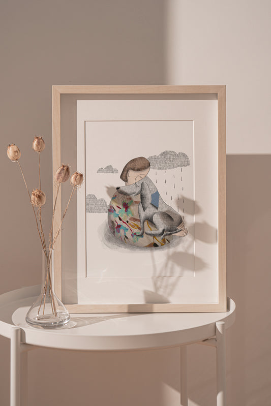 "In your eyes" Art print