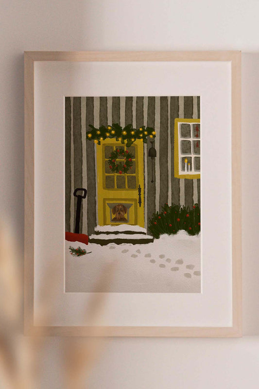 Affiche "Après la tempête de neige"