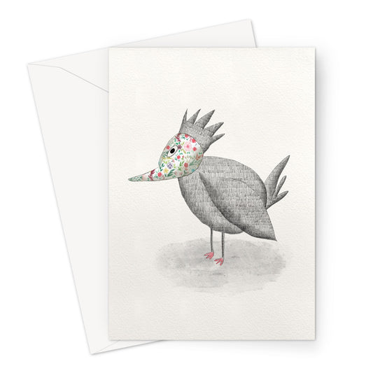 Greeting card "Little spring bird"