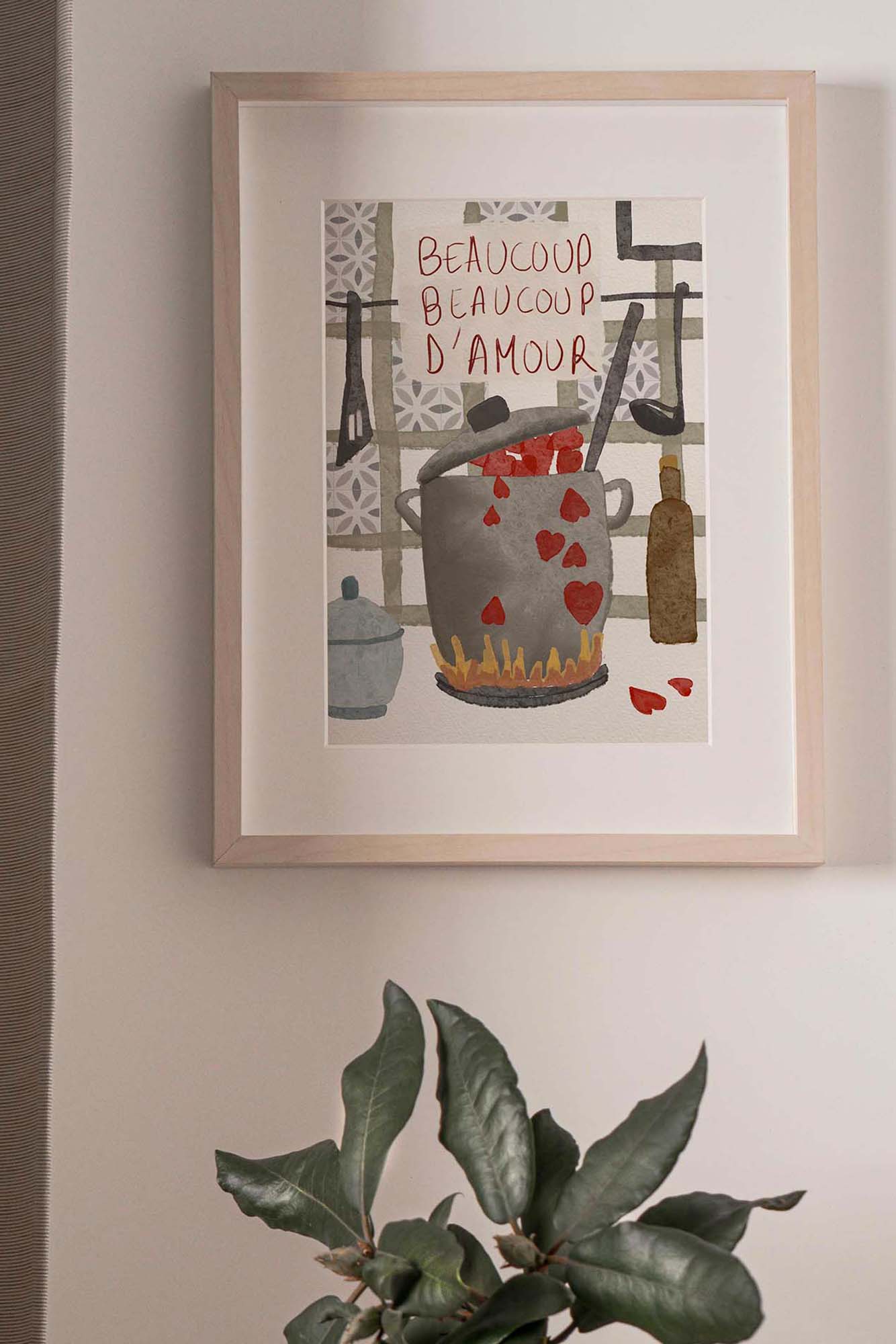 "A lot, lot of love" Art print