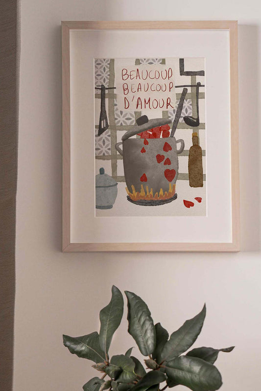 "A lot, lot of love" Art print