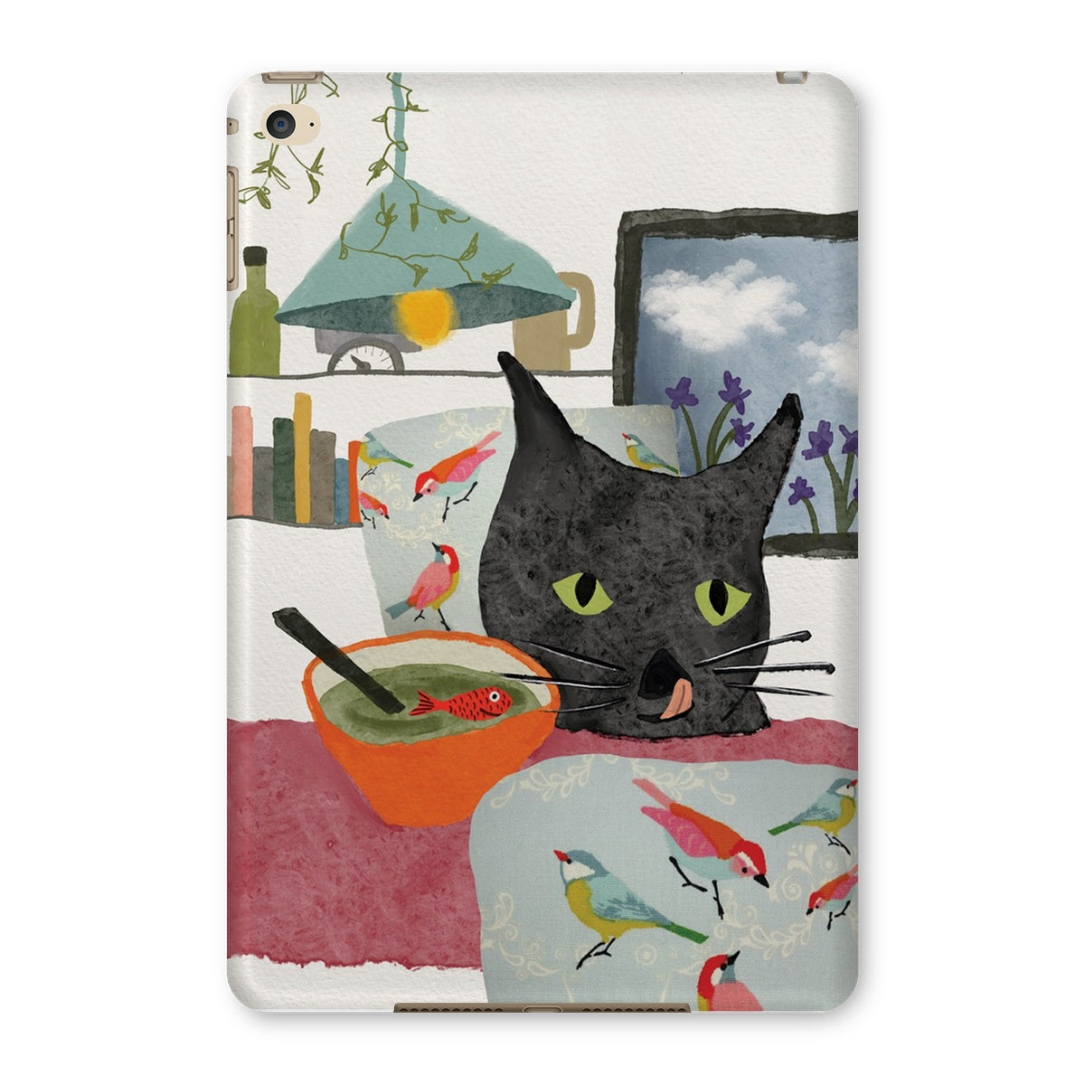 Etui pour Ipad "Le diner de Minouchette"