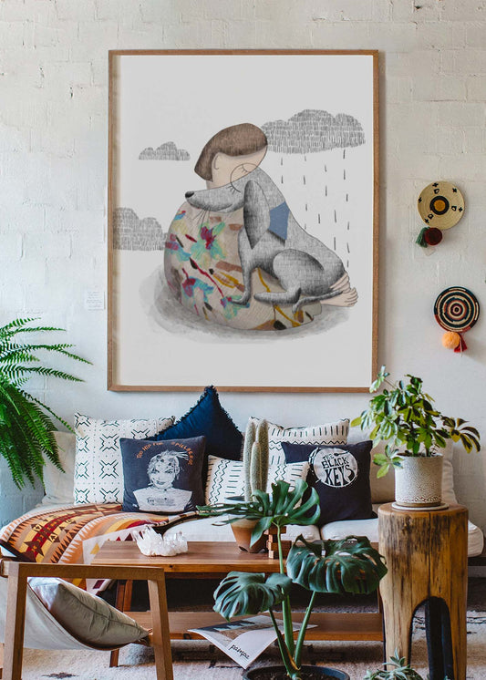 "In your eyes" Art print