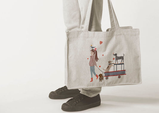 "The dog caretaker" Tote bag