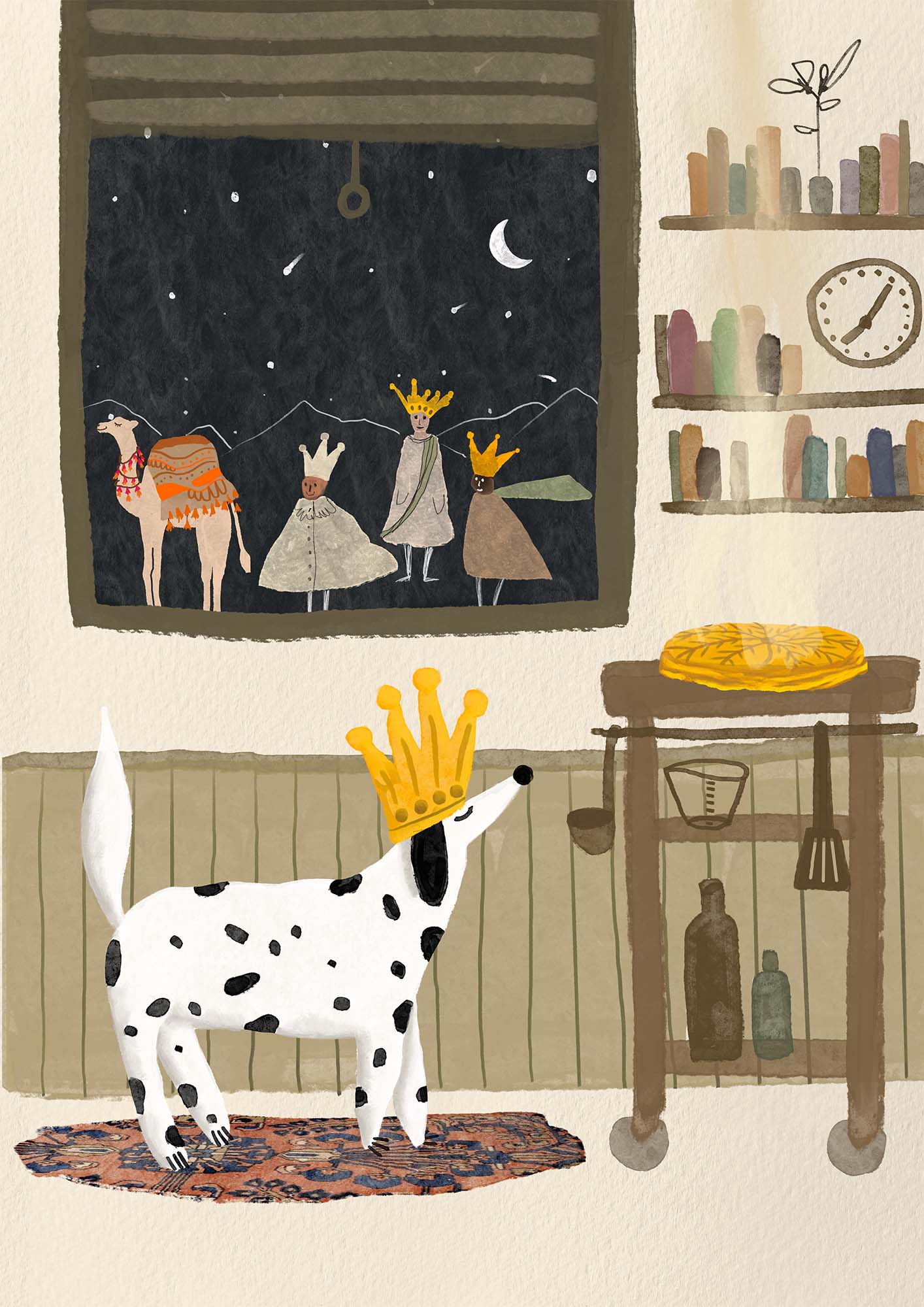 "Le roi des Toutous" Art print