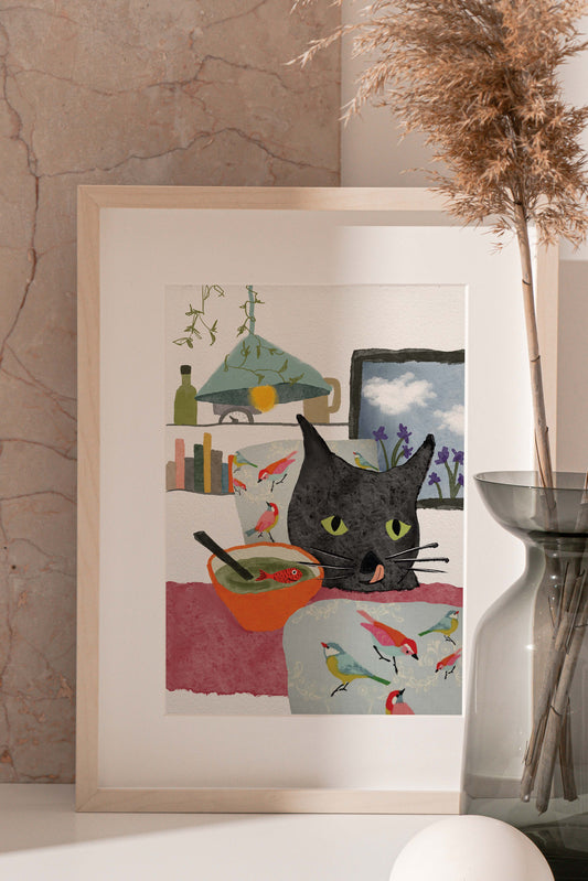 Affiche "Le diner de Minouchette"