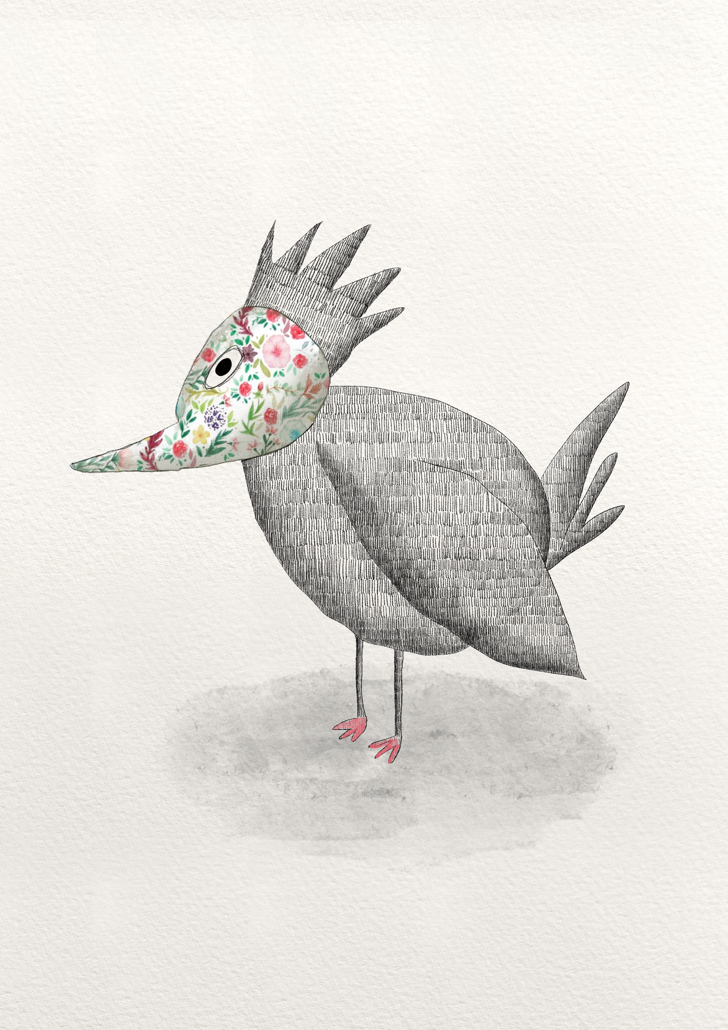 "Little spring bird" Art print