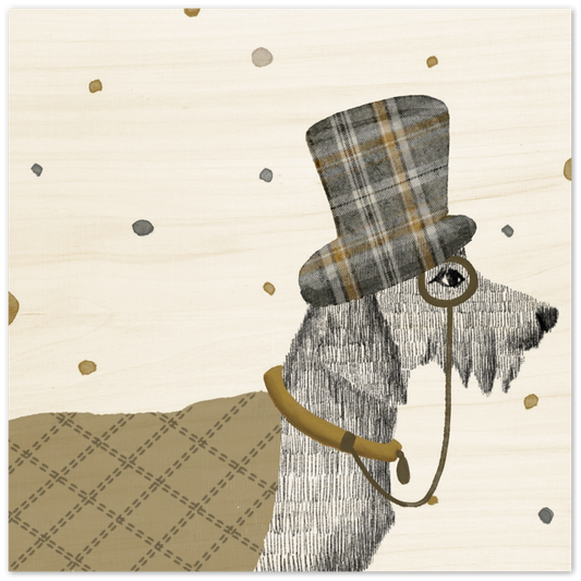 "Elémentaire, mon cher Watson !" Woodprint