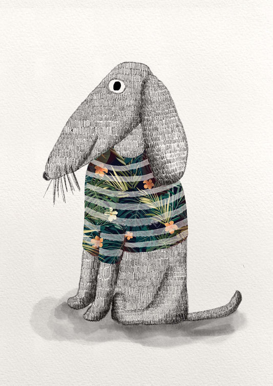 Affiche "vacances aux marquises"