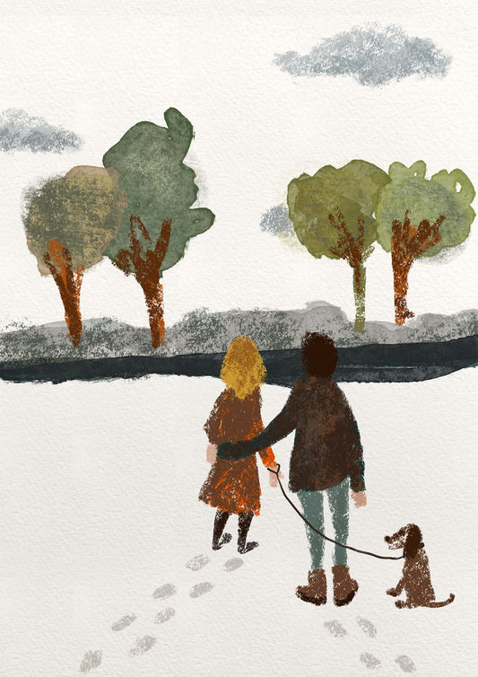 "Waiting for spring" Art print