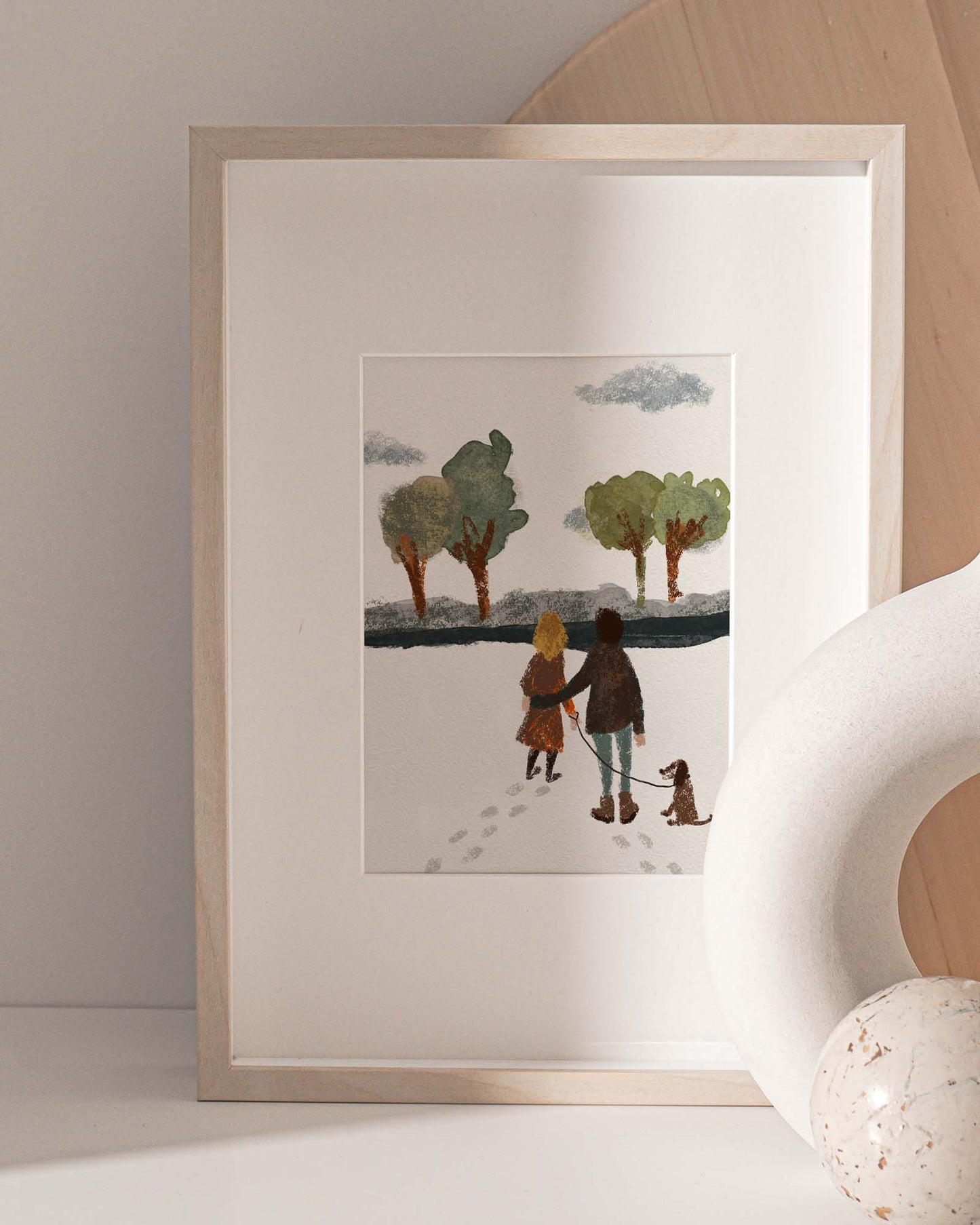 "Waiting for spring" Art print