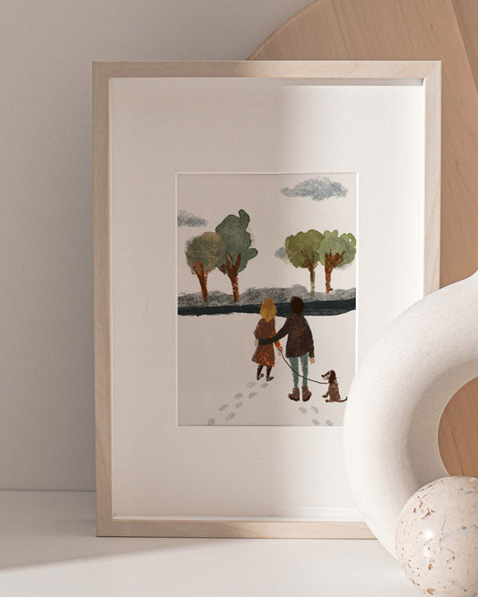 "Waiting for spring" Art print