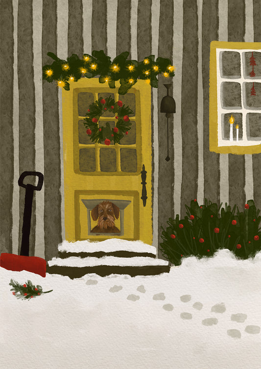 "After the snow storm" Art print with frame